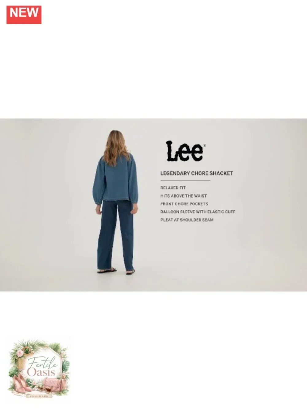 Women's Cotton Chore Shacket Relaxed Fit Long Sleeve Button Front